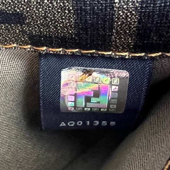 FENDI Zucca Long Wallet Zucchino Coated Canvas Baguette Continental Flap FF Logo - Picture 6 of 10